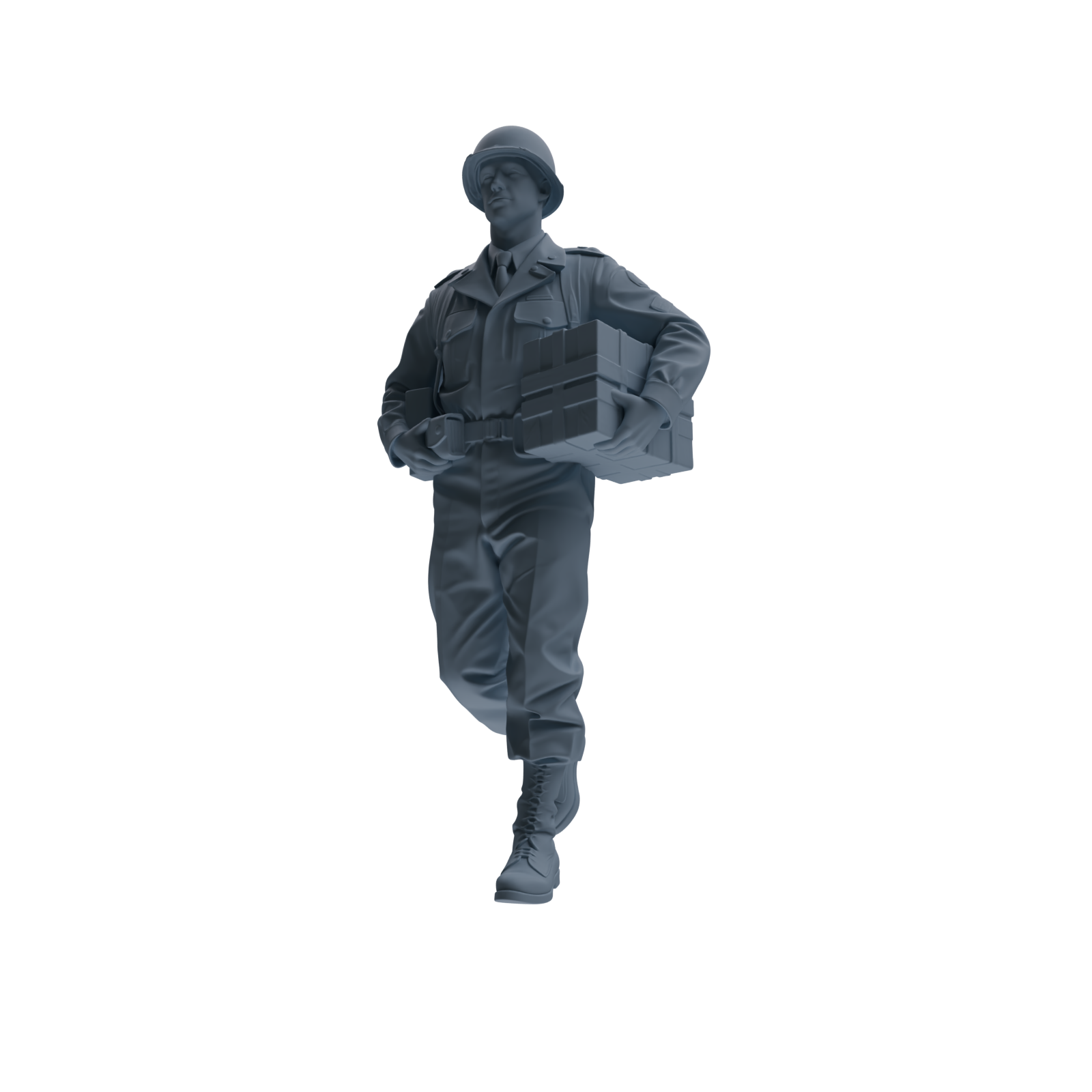 MRY-SFW SSTR225 WWII U.S. Army Logistics Soldier Logistics Four-Person Group