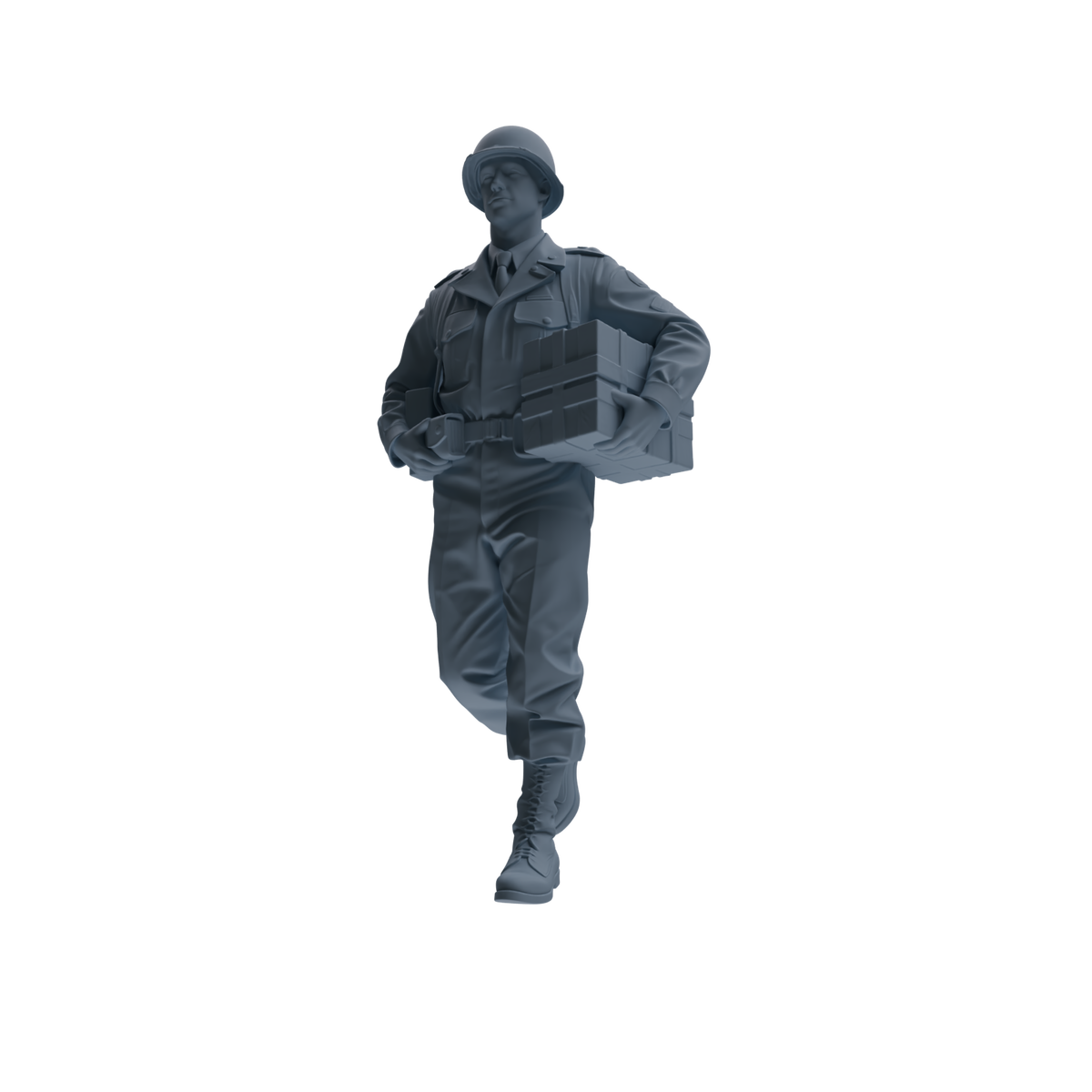 MRY-SFW SSTR225 WWII U.S. Army Logistics Soldier Logistics Four-Person Group — detail view 4