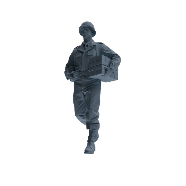 MRY-SFW SSTR225 WWII U.S. Army Logistics Soldier Logistics Four-Person Group
