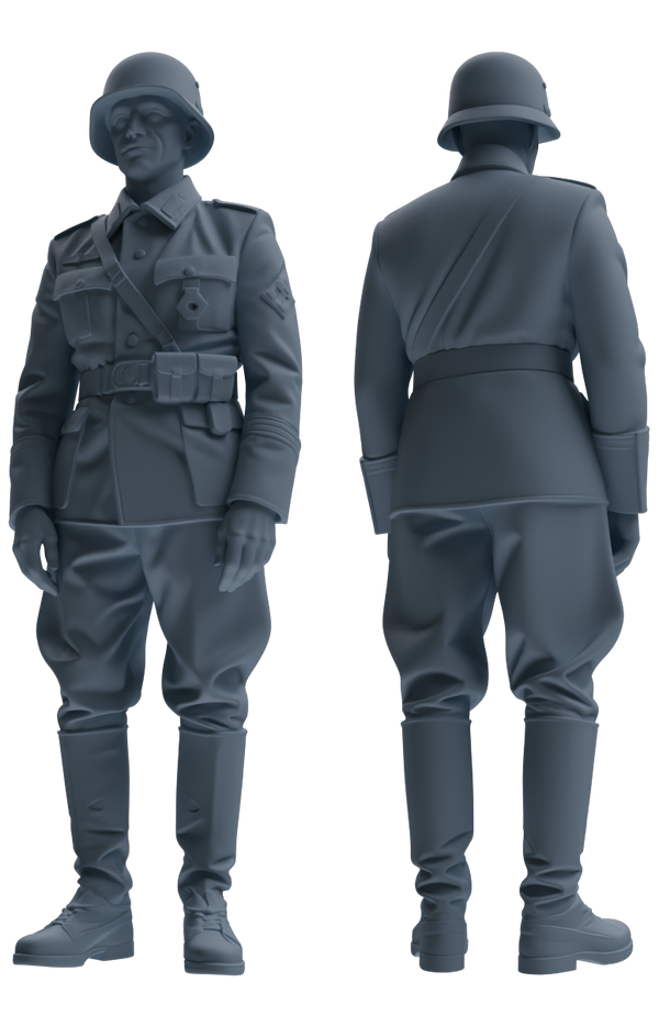 MRY-SFW SSTR001  Miniatures Soldier Model Kit WWII German Army Six-Person Officer Reprimand Group