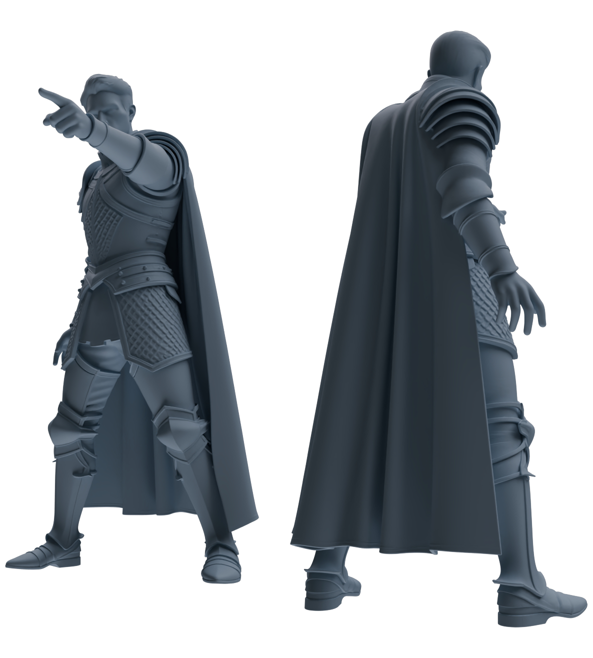 MRY-SFW SSTR082 Miniatures Soldier Model Kit Medieval Knight Without Helmet Four-Person Training Group