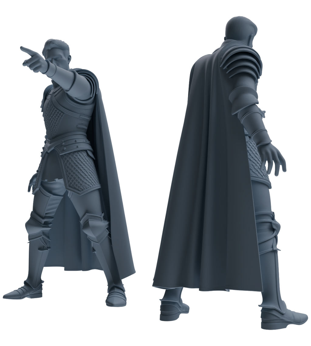 MRY-SFW SSTR082 Miniatures Soldier Model Kit Medieval Knight Without Helmet Four-Person Training Group