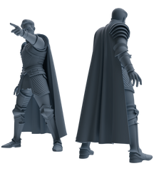 MRY-SFW SSTR082 Miniatures Soldier Model Kit Medieval Knight Without Helmet Four-Person Training Group
