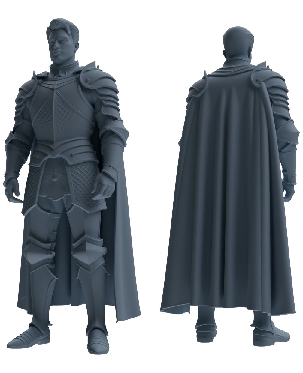 MRY-SFW SSTR079 Miniatures Soldier Model Kit Medieval Knight Without Helmet Six-Person Daily Routine 2