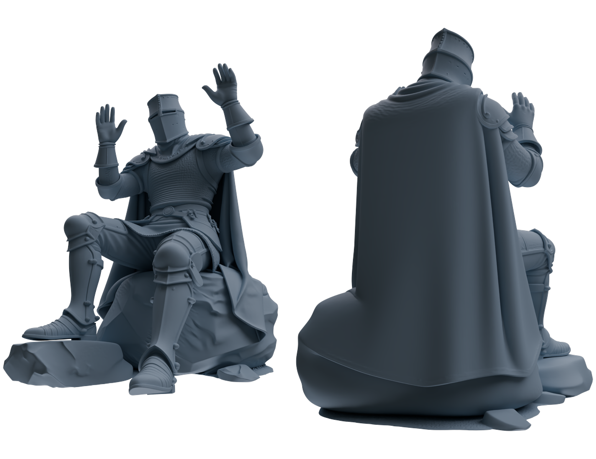 MRY-SFW SSTR088 Miniatures Soldier Model Kit Medieval Knight Five-Person Conversation Group