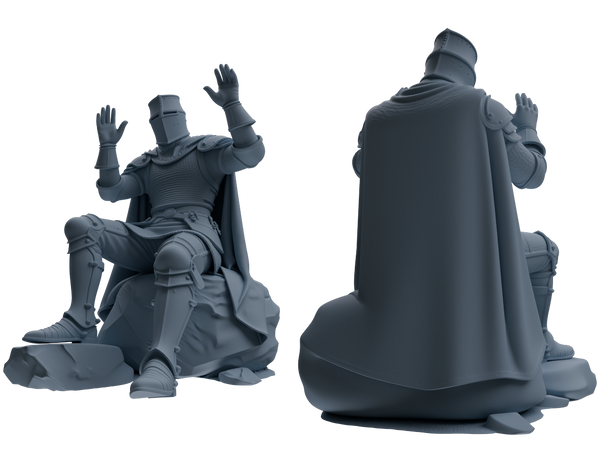 MRY-SFW SSTR088 Miniatures Soldier Model Kit Medieval Knight Five-Person Conversation Group