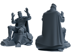 MRY-SFW SSTR088 Miniatures Soldier Model Kit Medieval Knight Five-Person Conversation Group