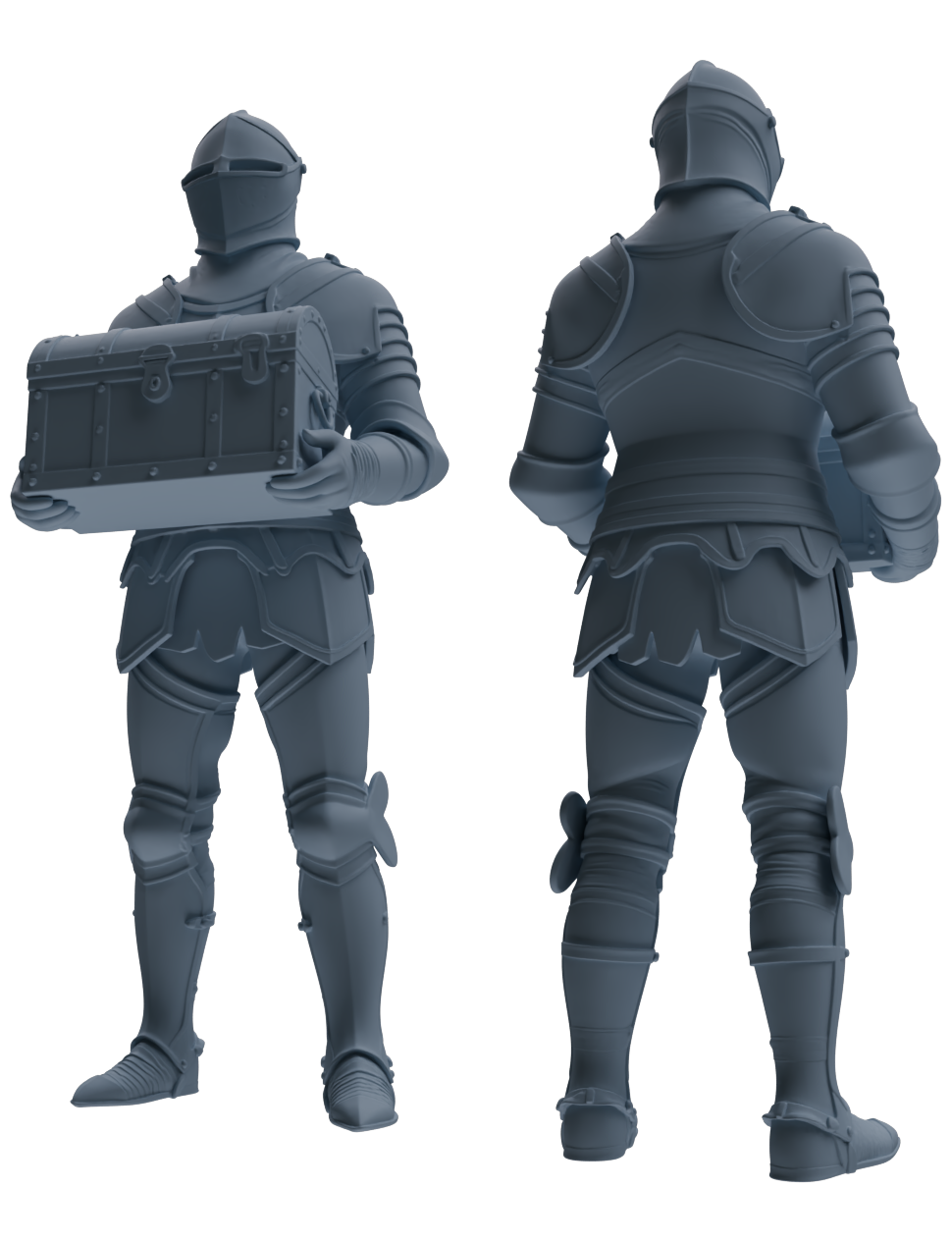 MRY-SFW SSTR084 Miniatures Soldier Model Kit Medieval Knight Five-Person Supply Carrying Group