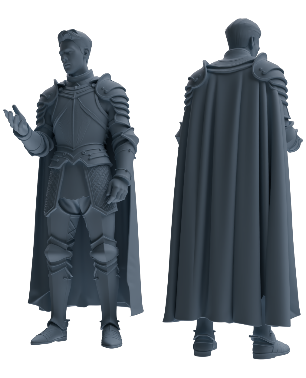 MRY-SFW SSTR093 Miniatures Soldier Model Kit Medieval Knight Six-Person Diplomatic Group