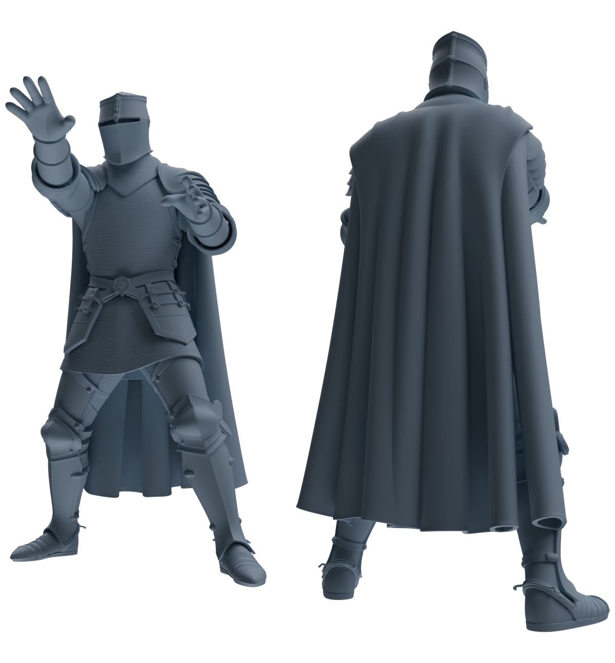 MRY-SFW SSTR092 Miniatures Soldier Model Kit Medieval Knight Six-Person Hunting Group
