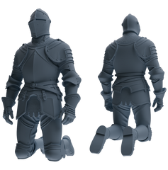 MRY-SFW SSTR097 Miniatures Soldier Model Kit Medieval Knight Six-Person Reprimand Group