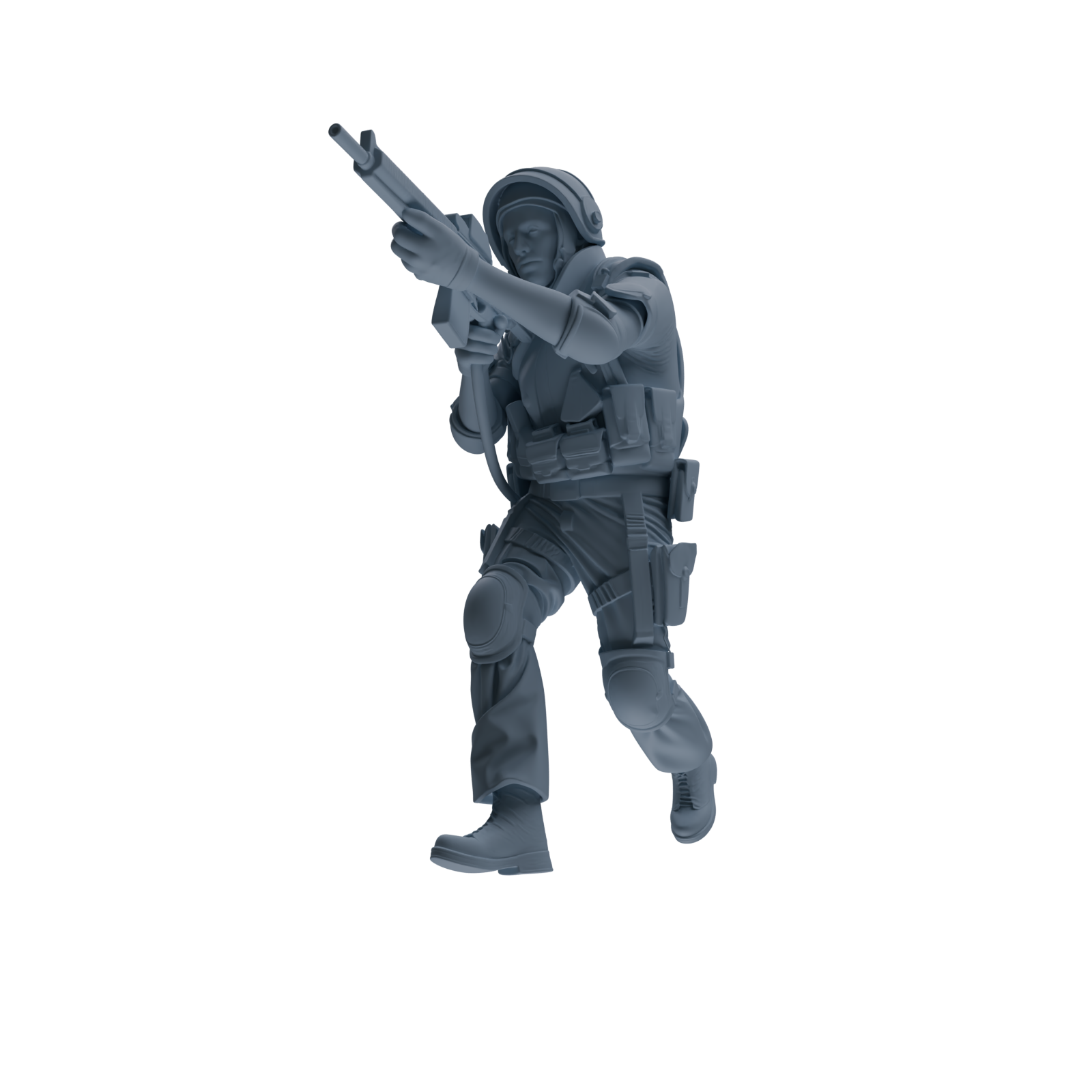 MRY-SFW SSTR322 Modern Counter-Terrorism SWAT Shield Bearer Combat Four-Person Group