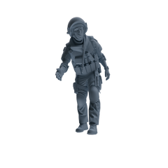 MRY-SFW SSTR317 Modern Counter-Terrorism SWAT Shield Bearer Rescue 2 Four-Person Group