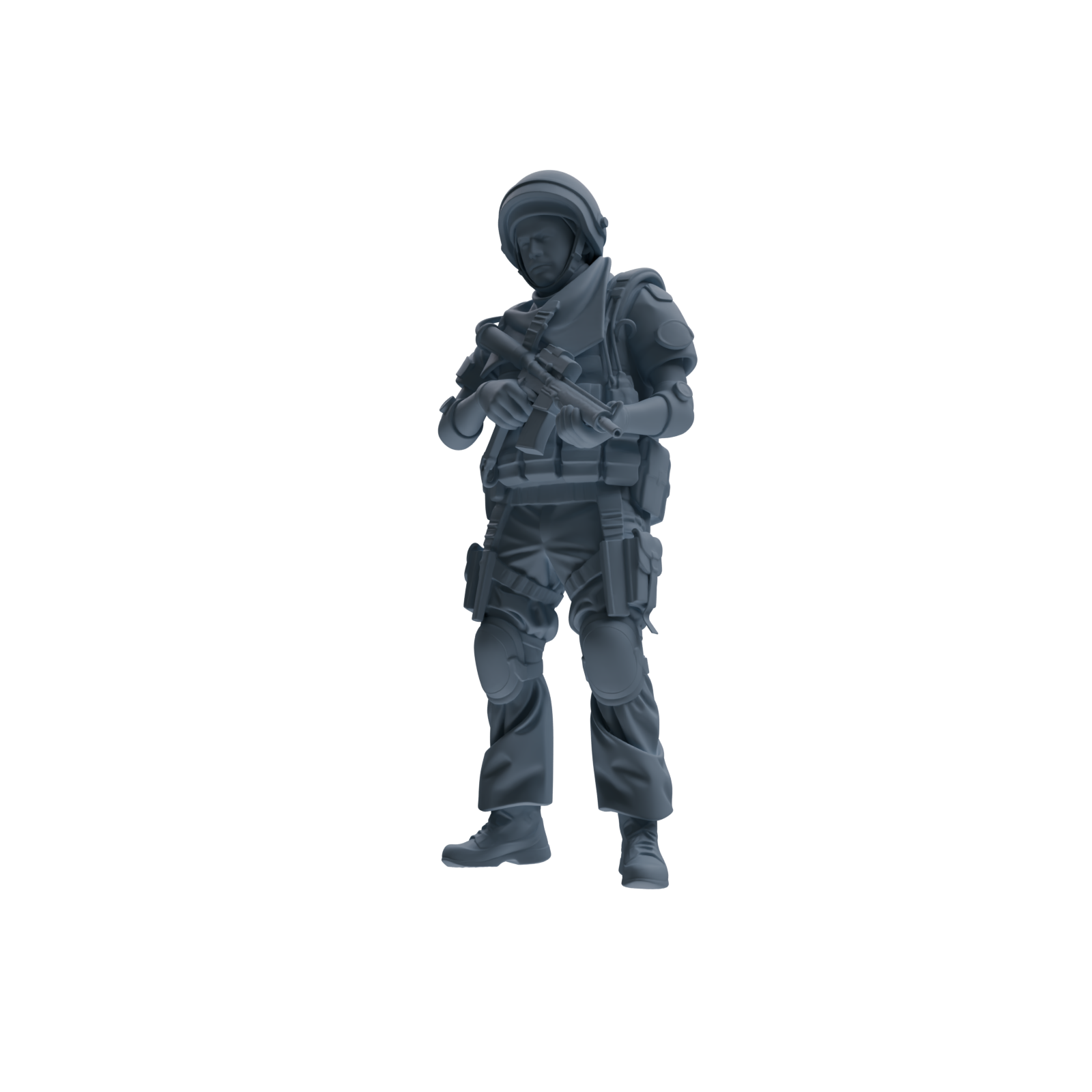 MRY-SFW SSTR321 Modern Counter-Terrorism SWAT Shield Bearer Garrison Four-Person Group