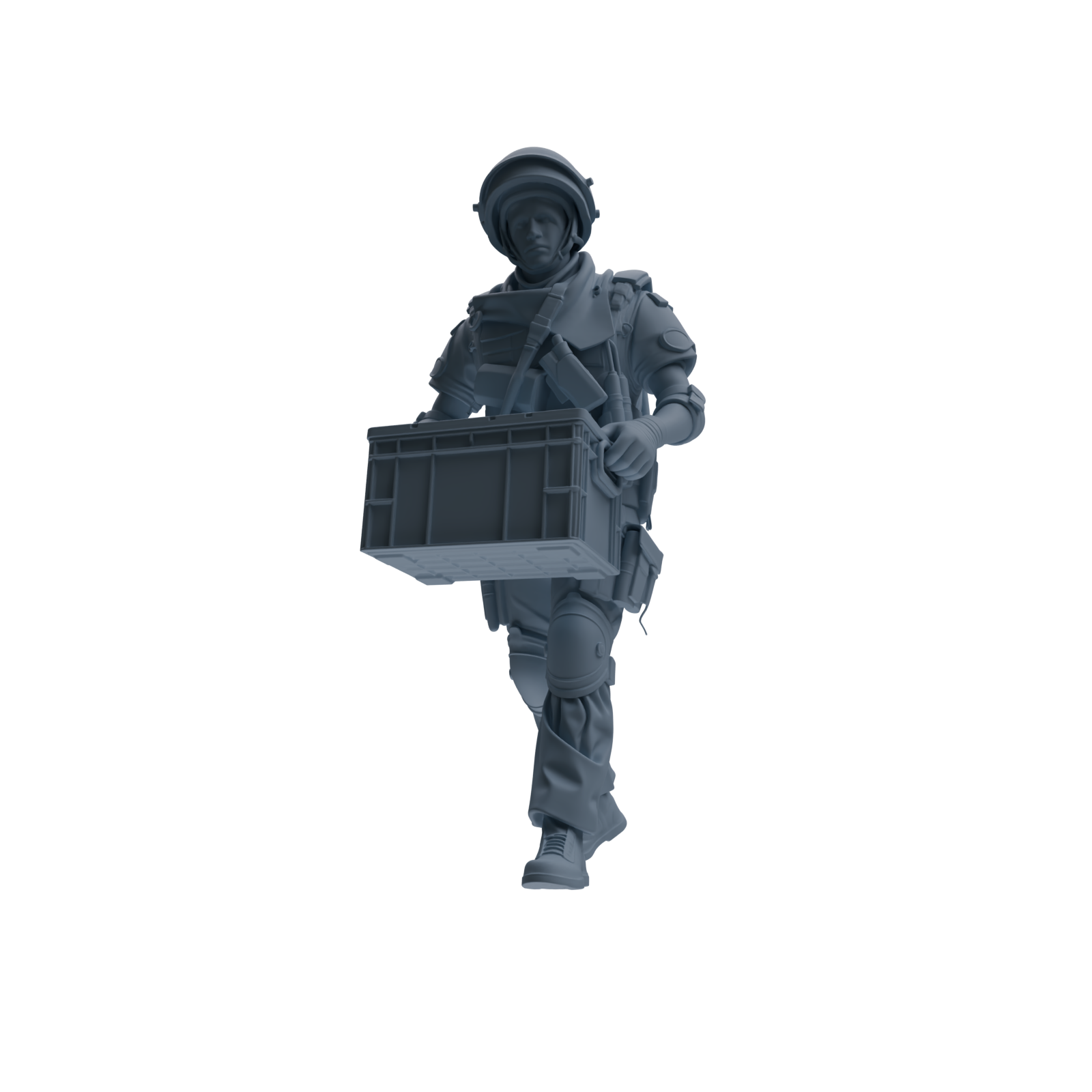 MRY-SFW SSTR314 Modern Counter-Terrorism SWAT Shield Bearer Logistics Four-Person Group