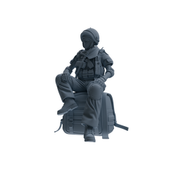 MRY-SFW SSTR320 Modern Counter-Terrorism SWAT Shield Bearer Rest 3 Four-Person Group