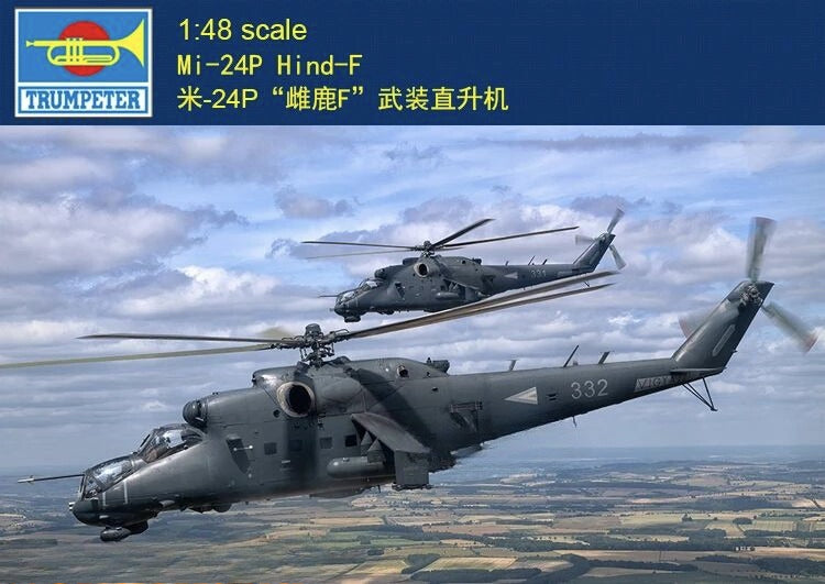 Trumpeter 05829 1/48Scale Mi-24P Hind-F Aircraft Model Kit