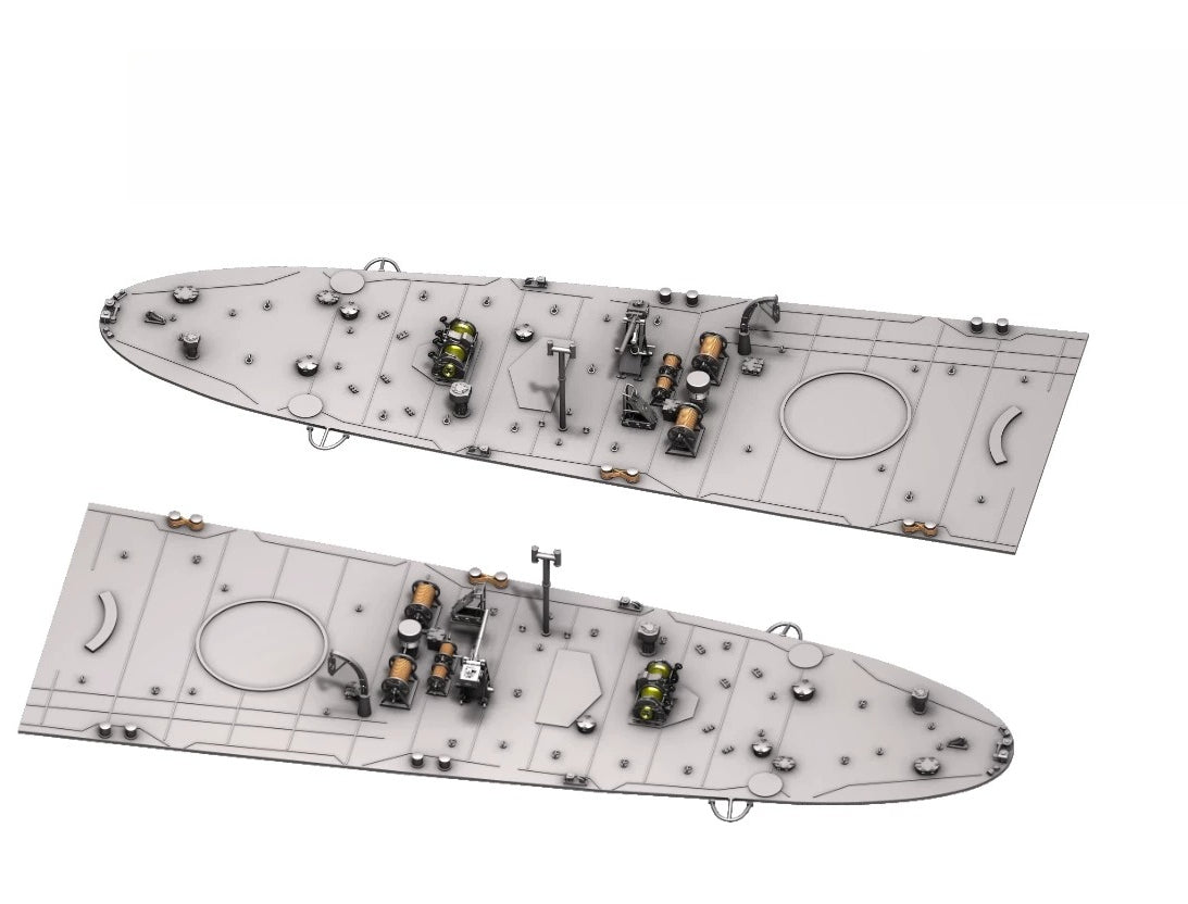 SSMODEL SSMODEL  R350119 1/350 scale Danyang rear deck attachment