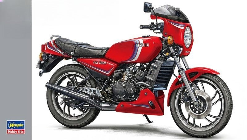 Hasegawa 21770 1/12 Scale Model Kit Yamaha RZ250 (4L3) w/Cowl YSP Color 1982 — scale model kit