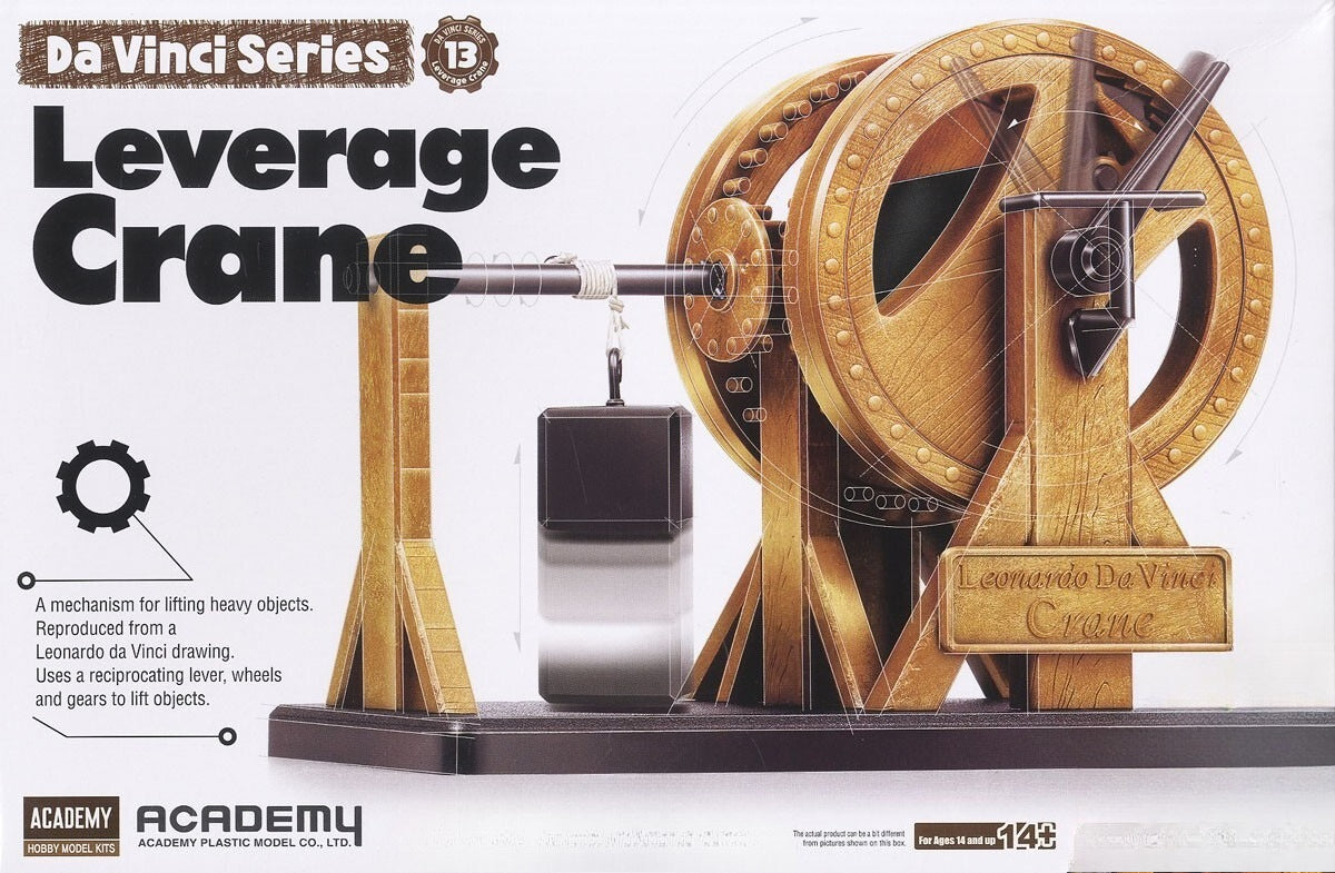 Academy 18175 Da Vinci Invention series Leverage Crane (Plastic model) Main image