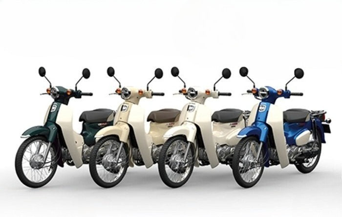 Fujimi 14197 B-NX-No7 Honda Super Cub110 (Tasmania Green Metallic) 1/12