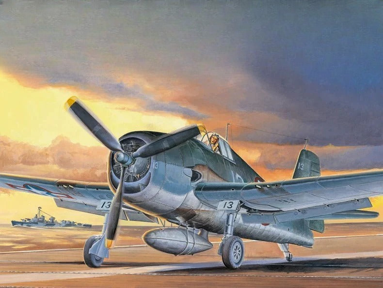 Trumpeter HOBBY BOSS 1/48 F6F-3 "Hellcat" Late Type 80359 — scale model kit