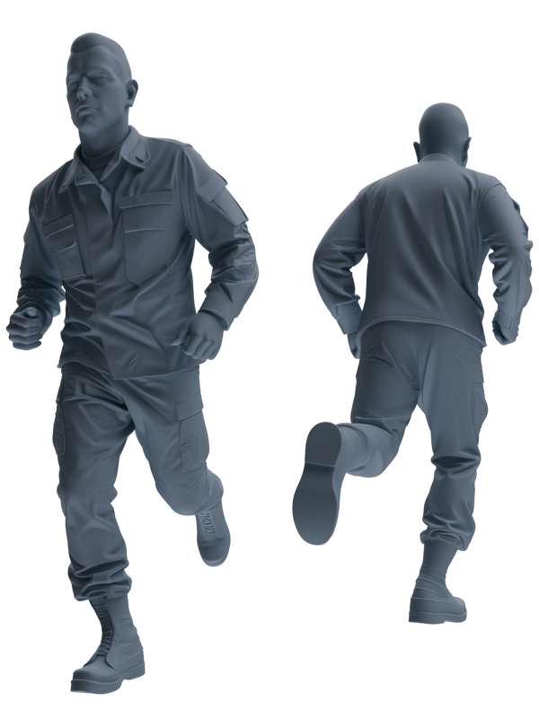 MRY-SFW SSTR027 Miniatures Soldier Model Kit 1993 Mogadishu Black Hawk Helicopter Soldier Assault Six-Person Group