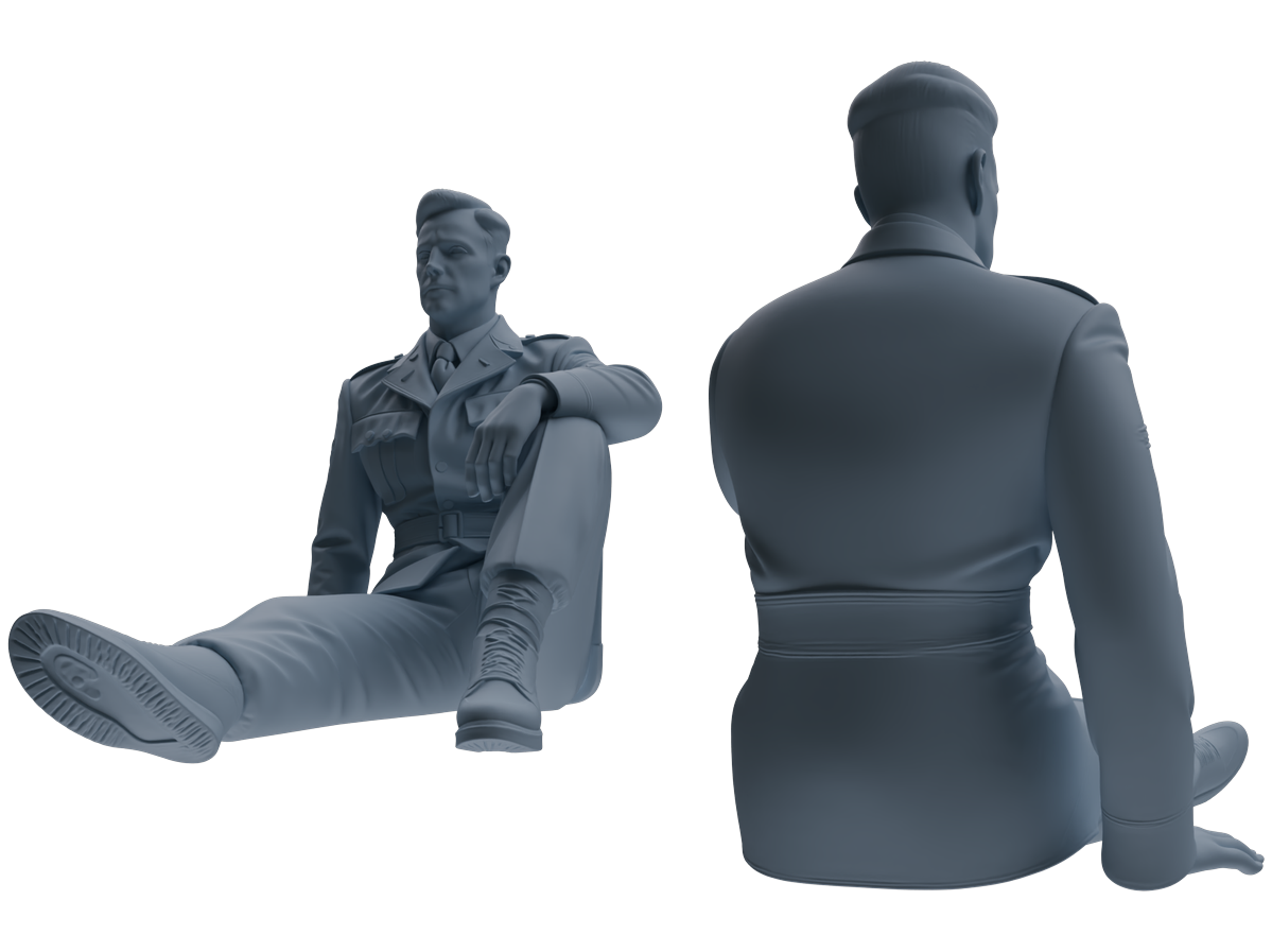 MRY-SFW SSTR061  Miniatures Soldier Model Kit Hacksaw Ridge Rescue Story WWII U.S. Army Six-Person Resting Group