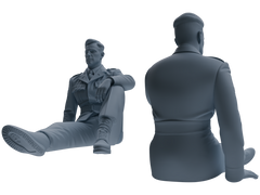 MRY-SFW SSTR061  Miniatures Soldier Model Kit Hacksaw Ridge Rescue Story WWII U.S. Army Six-Person Resting Group