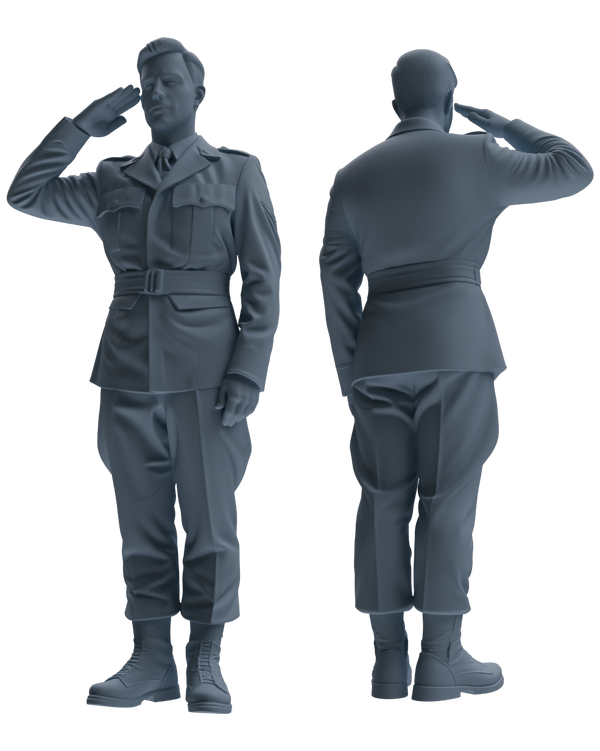 MRY-SFW SSTR054 Miniatures Soldier Model Kit Hacksaw Ridge Rescue Story WWII U.S. Army Six-Person Saluting Group