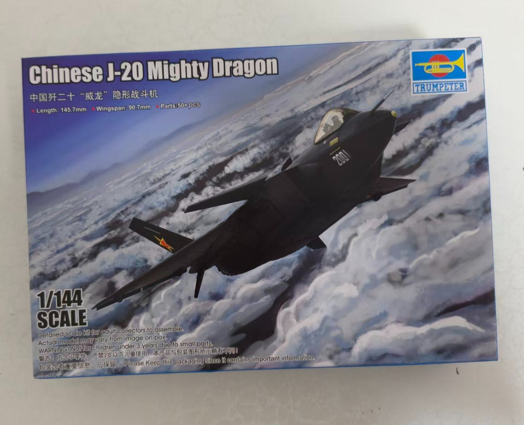 Trumpeter 03923 1/144 J-20 Mighty Dragon Steacth Fighter Aircraft Model Plane