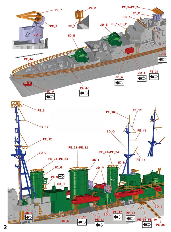 FIVE STAR 1/700 SH710022 British Royal Navy Fast Minelayer HMS Abdiel 1940