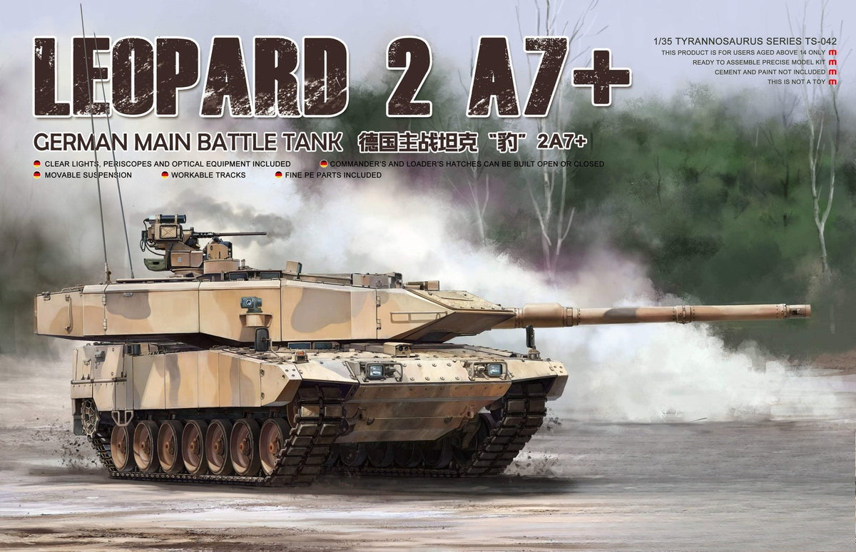 Meng TS042 1/35 Leopard 2 A7+ — scale model kit