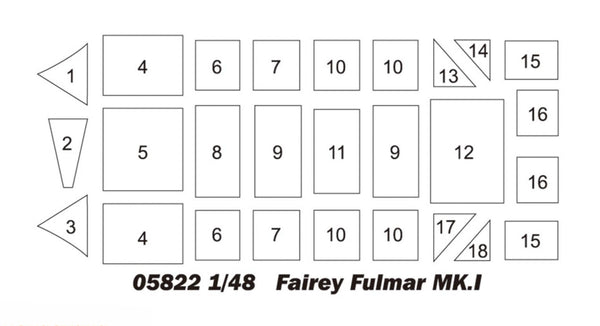 Trumpeter 05822 1/48 Fairey Fulmar MK.I Model Kit