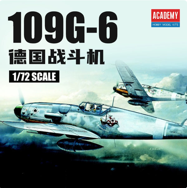 Academy AC12467 1/72 MESSERSCHMITT BF109G-6 PLASTIC MODEL kit
