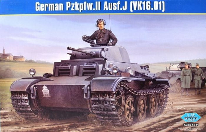 Hobby Boss 83803 1/35 German tank Pzkpfw.II Ausf.J (VK16.01)  Plastic Model Kit — scale model kit