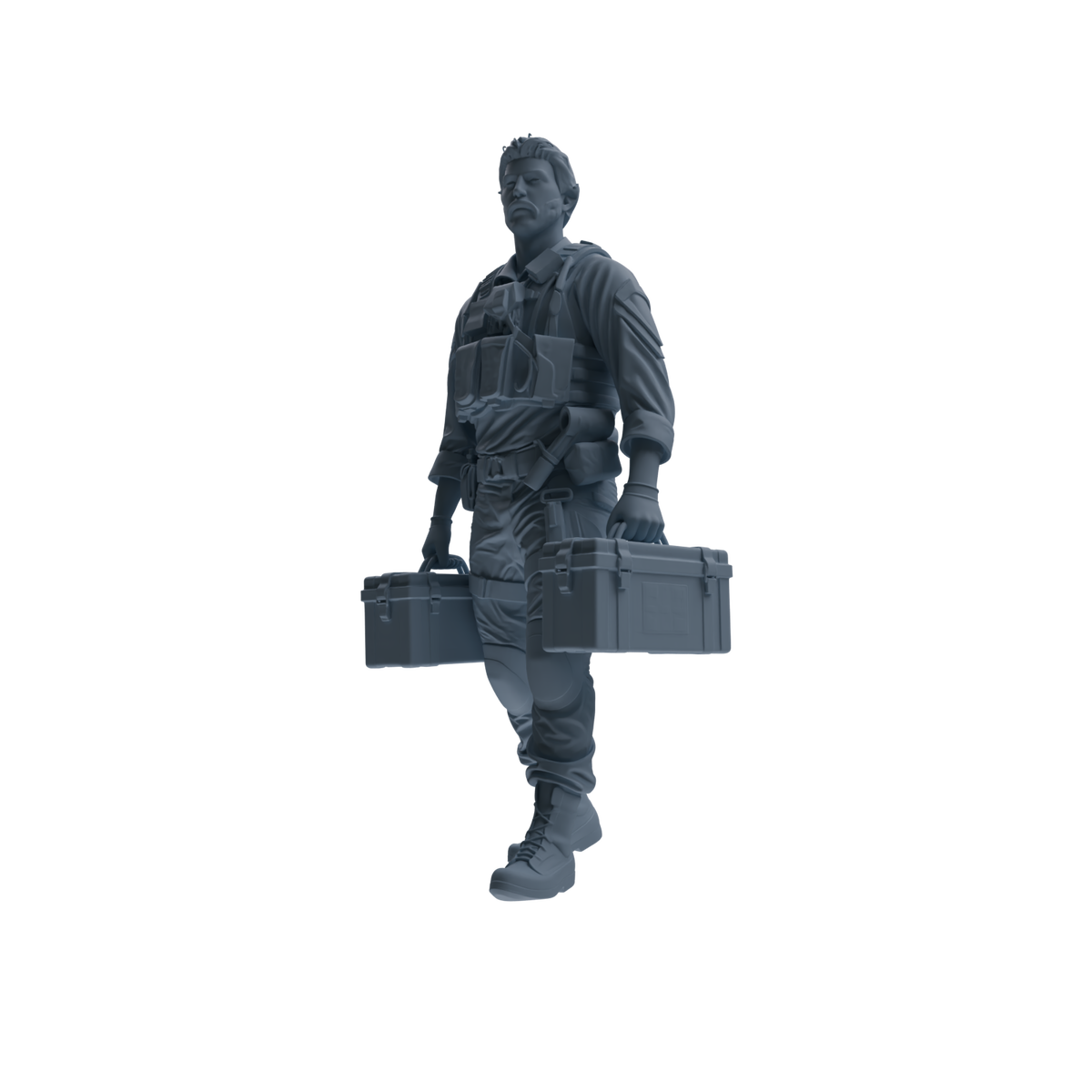 MRY-SFW SSTR009  Modern Navy SEAL Six-Person Logistics Group — detail view 12