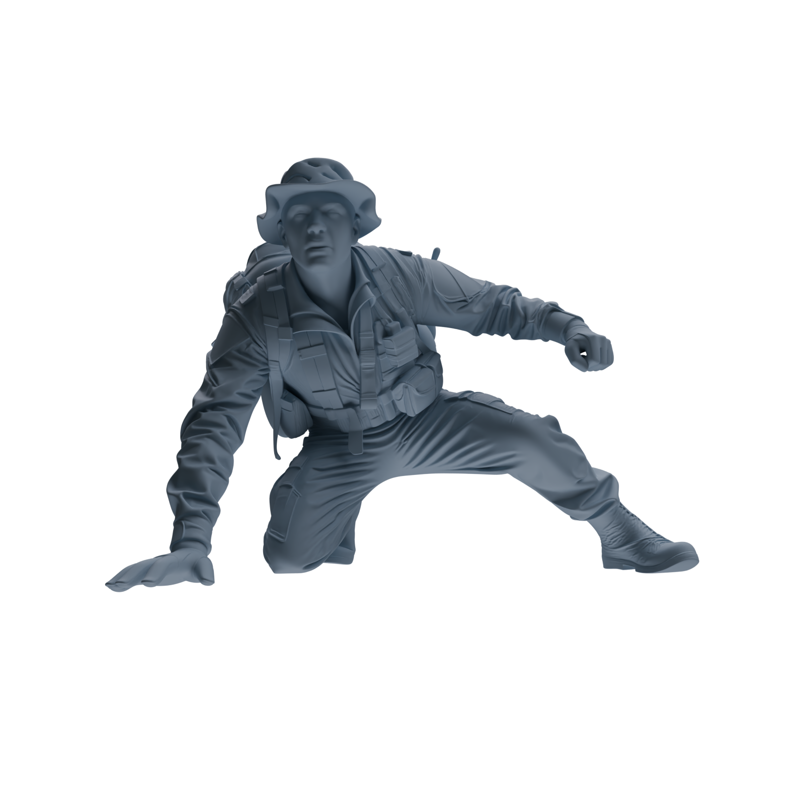 MRY-SFW SSTR140 Miniatures Soldier Model Kit War of Hyenas Modern Canadian Army Four-Person Urban Combat Group
