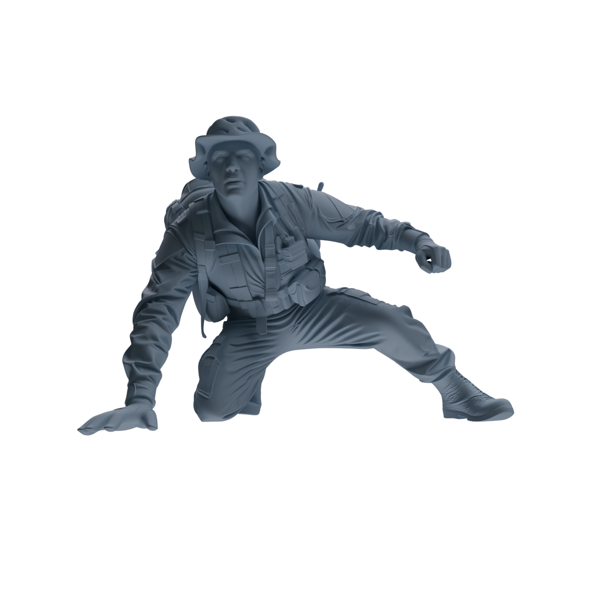 MRY-SFW SSTR140 Miniatures Soldier Model Kit War of Hyenas Modern Canadian Army Four-Person Urban Combat Group — detail view 5
