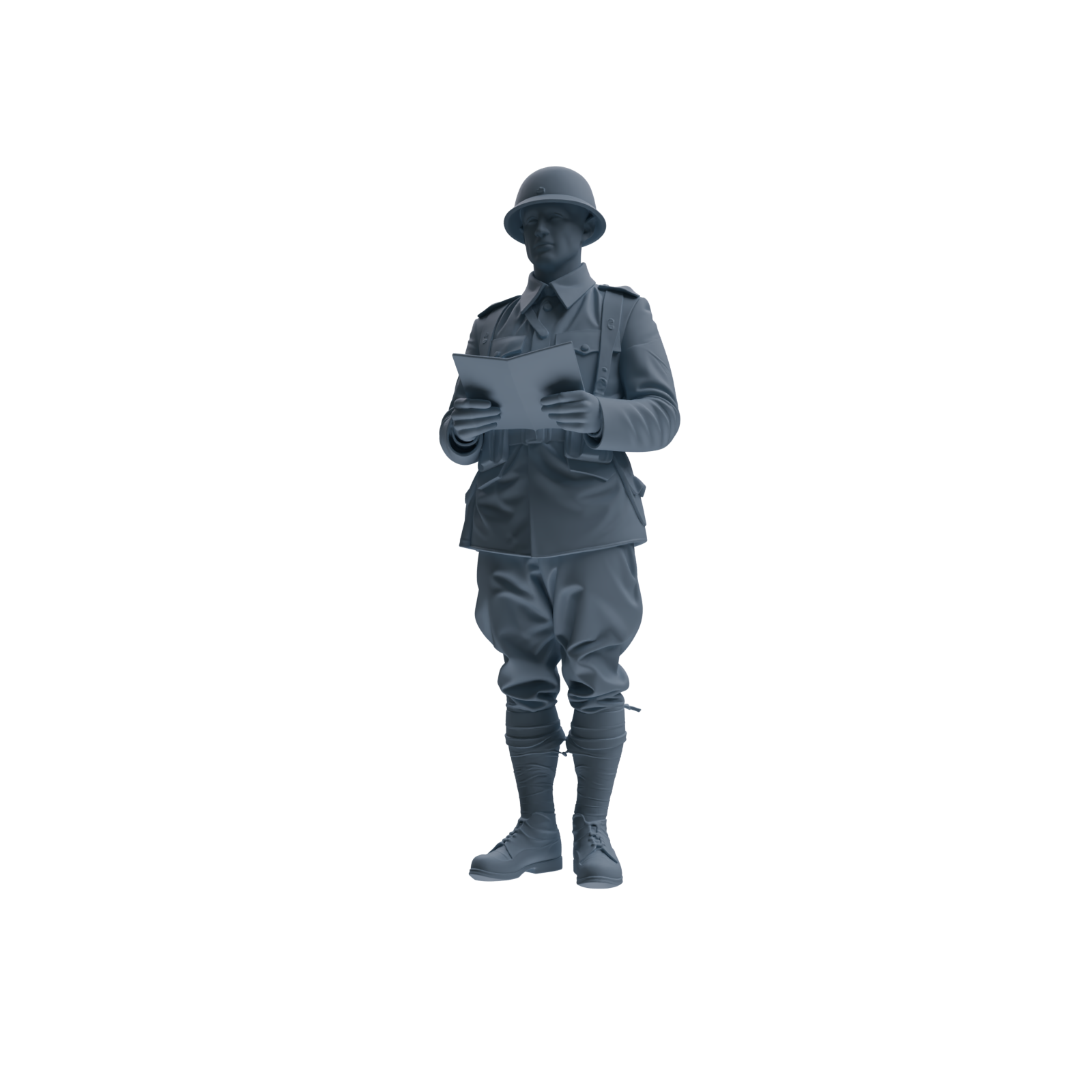 MRY-SFW SSTR265 WWI U.S. Army Logistics Soldier Maintenance Four-Person Group