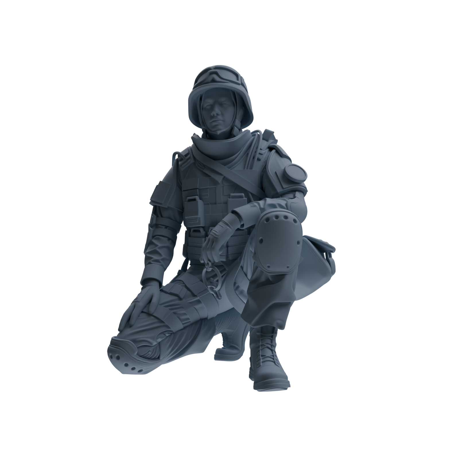 MRY-SFW SSTR336 Modern Counter-Terrorism SWAT Fire Support Operator Combat 2 Four-Person Group