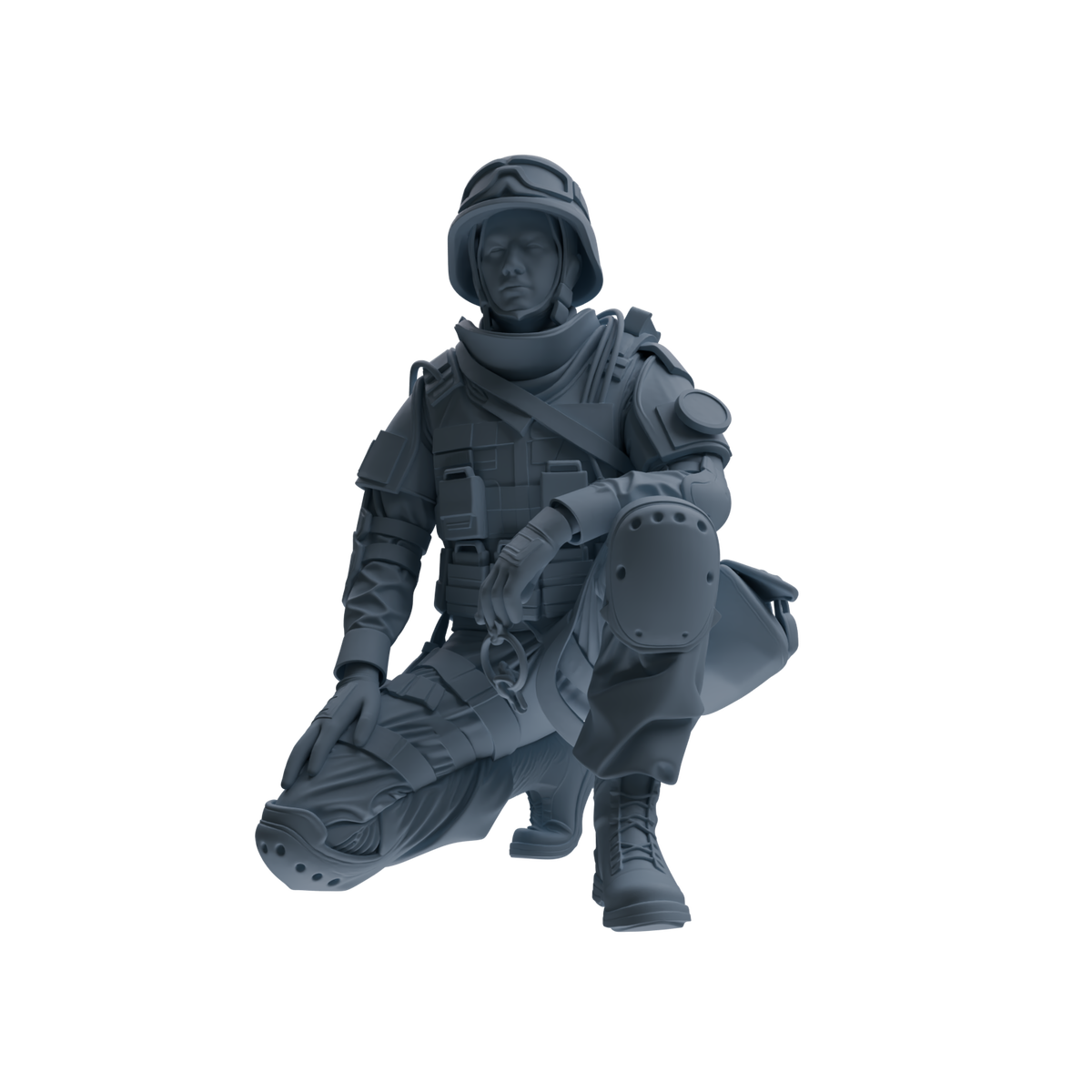 MRY-SFW SSTR336 Modern Counter-Terrorism SWAT Fire Support Operator Combat 2 Four-Person Group — detail view 5