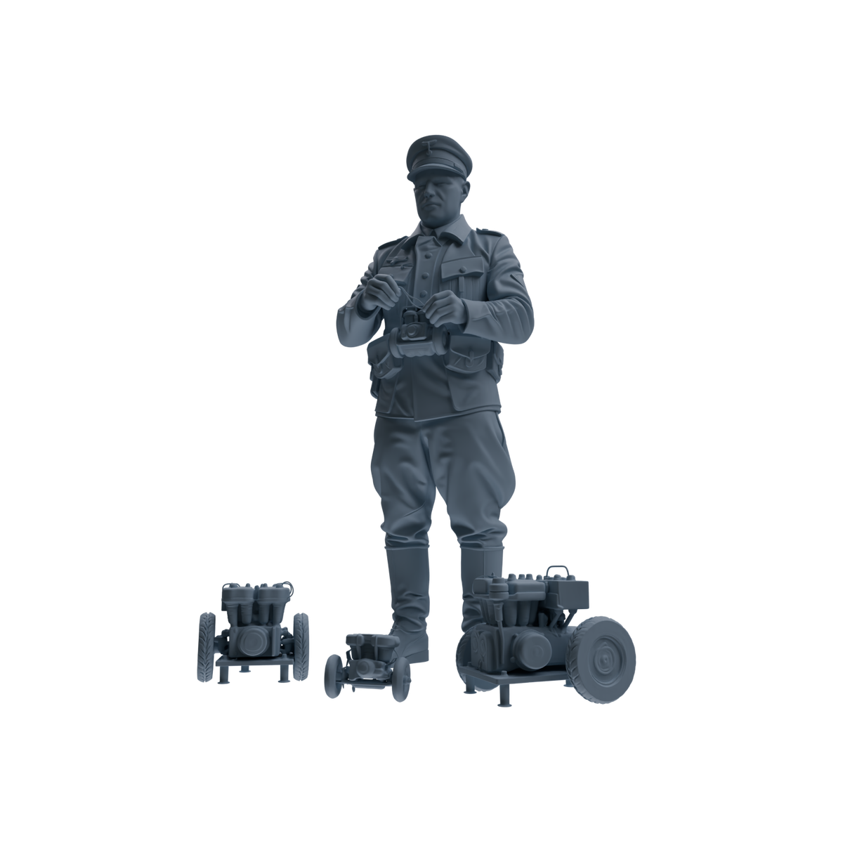 MRY-SFW SSTR252 WWI British Army Logistics Soldier Maintenance Four-Person Group — detail view 5