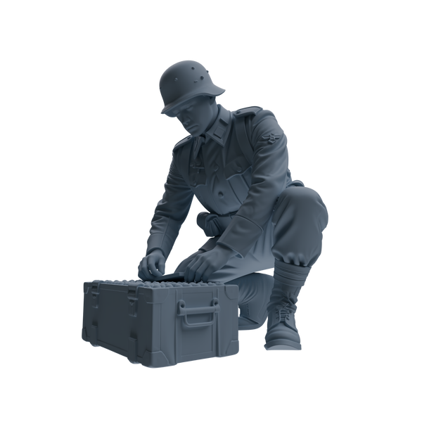 MRY-SFW SSTR223 WWII French Army Logistics Soldier Combat Readiness Four-Person Group