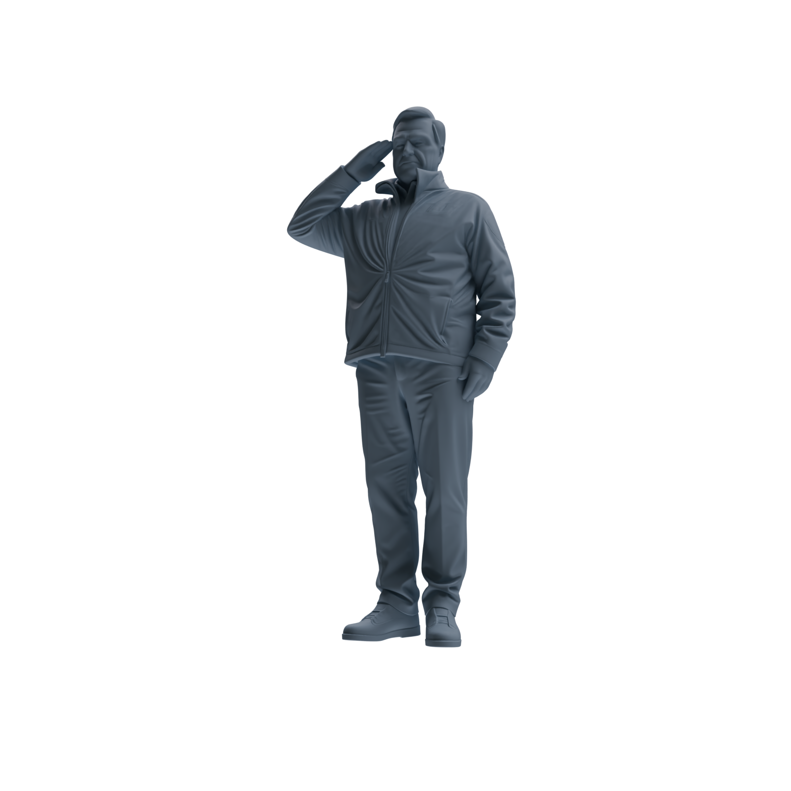MRY-SFW SSTR117 Miniatures Soldier Model Kit Boston Attack Modern Boston Police Four-Person Saluting Group 1