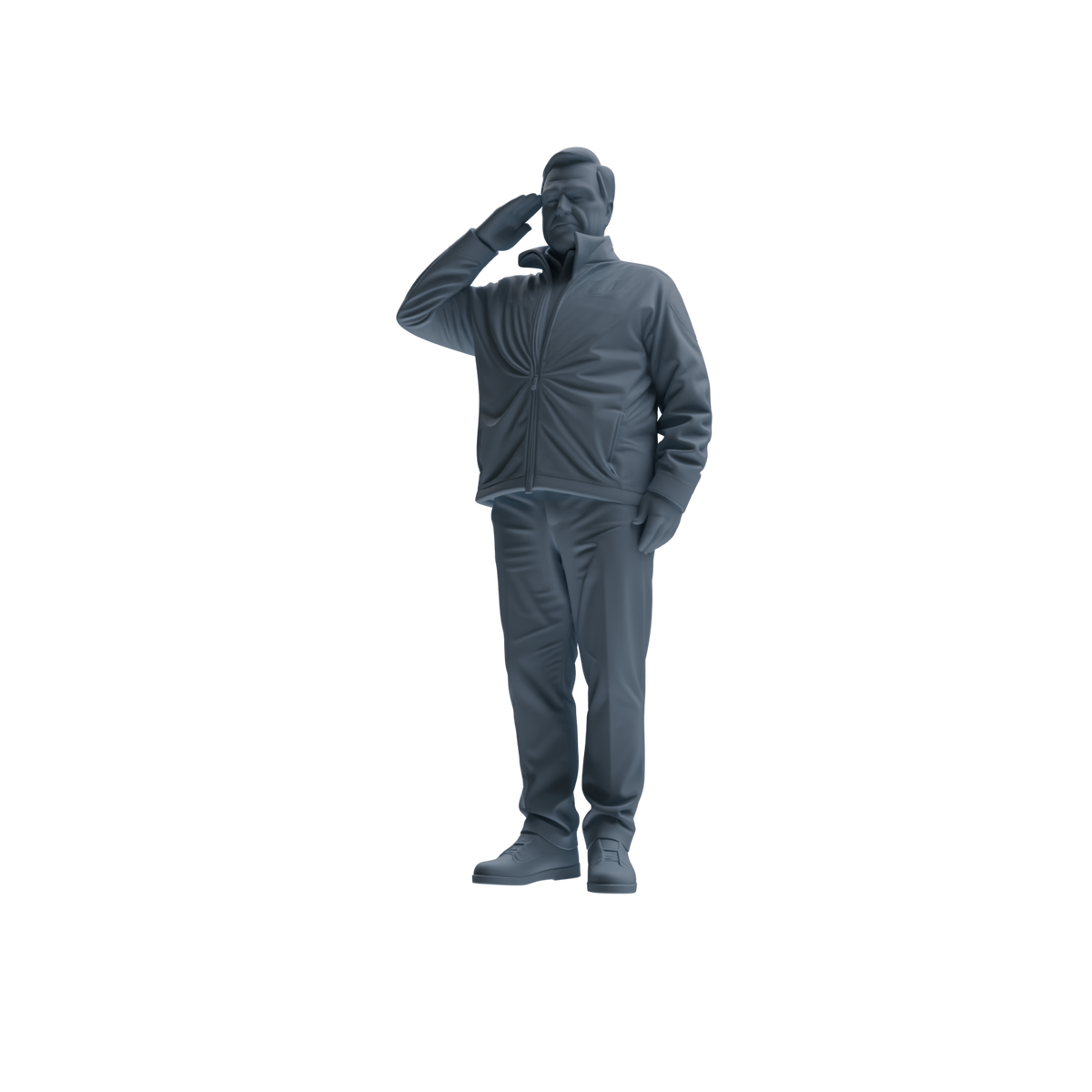 MRY-SFW SSTR117 Miniatures Soldier Model Kit Boston Attack Modern Boston Police Four-Person Saluting Group 1 — detail view 5