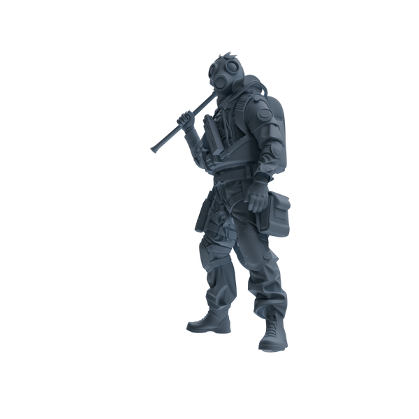 MRY-SFW SSTR340 Modern Counter-Terrorism SWAT Breacher Combat Four-Person Group