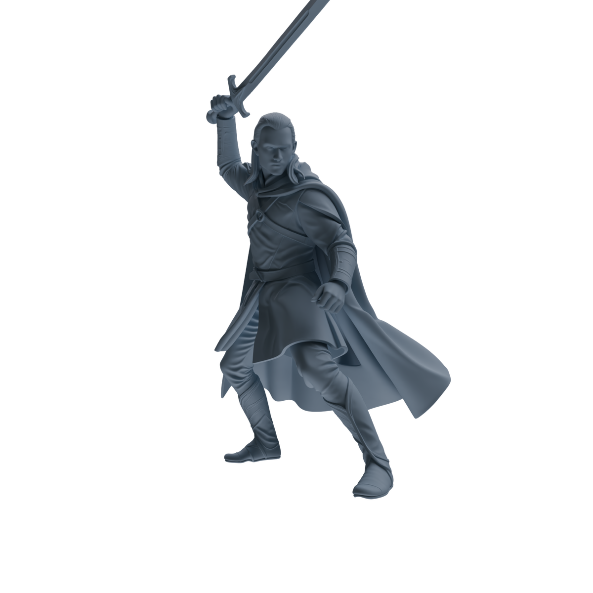 MRY-SFW SSTR308 Medieval Elf-King Battle Four-Person Group — detail view 5