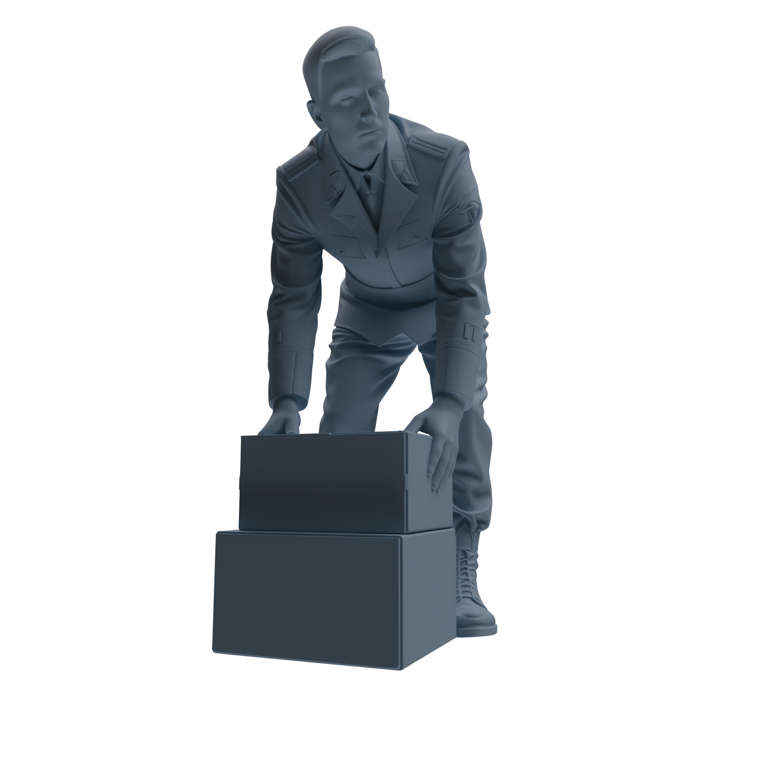 MRY-SFW SSTR233 Modern German Army Logistics Soldier Logistics Four-Person Group