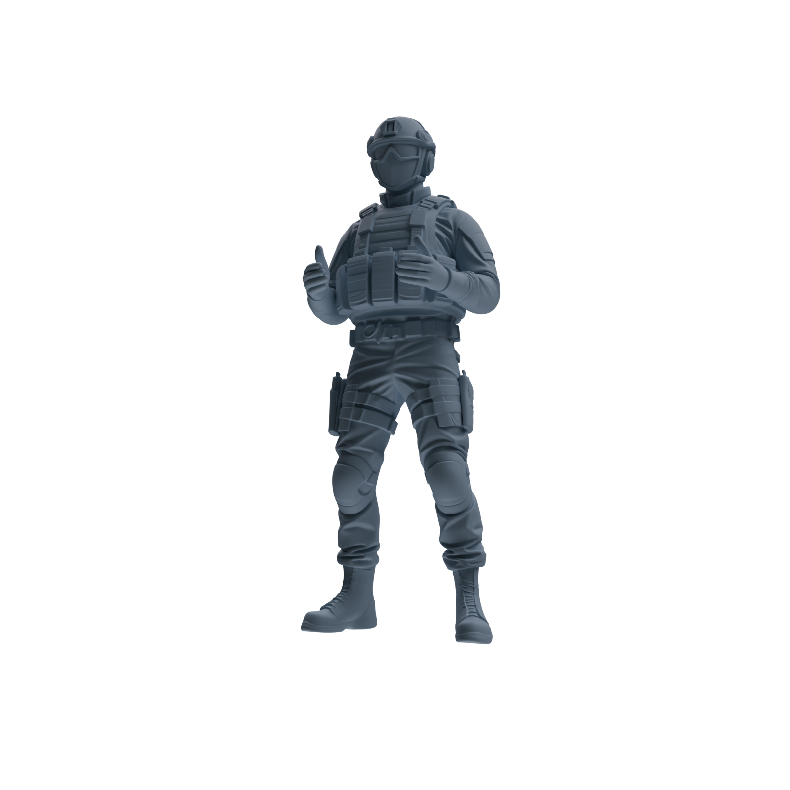 MRY-SFW SSTR347 Modern American Mercenary Conversation Four-Person Group